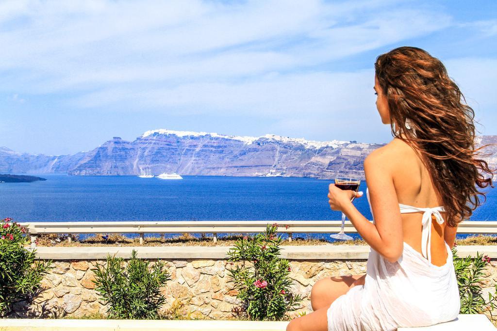 Alba Caldera Villa Akrotírion الغرفة الصورة
